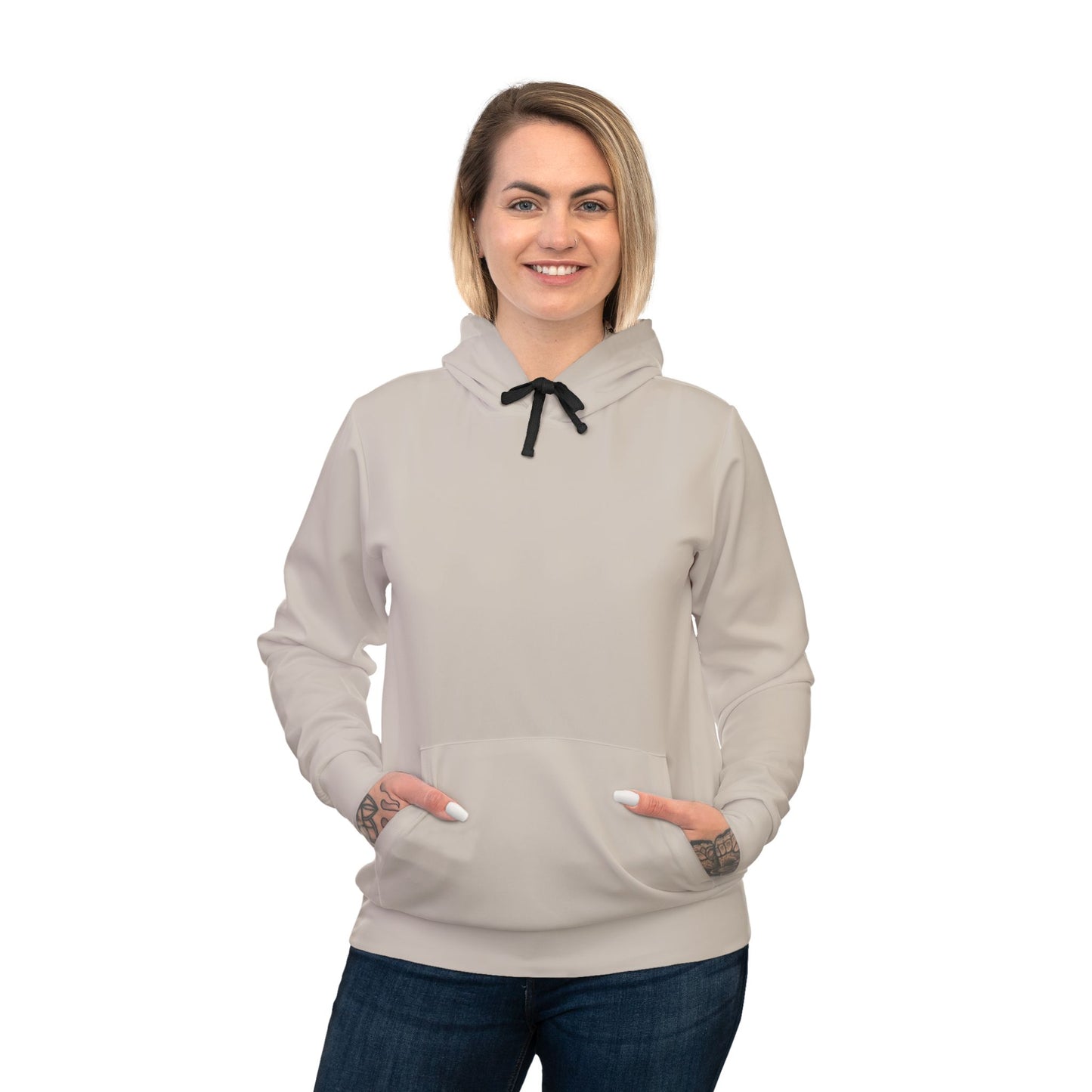 Faithful Layers: Luxe Solid Hoodie – Stone Beige
