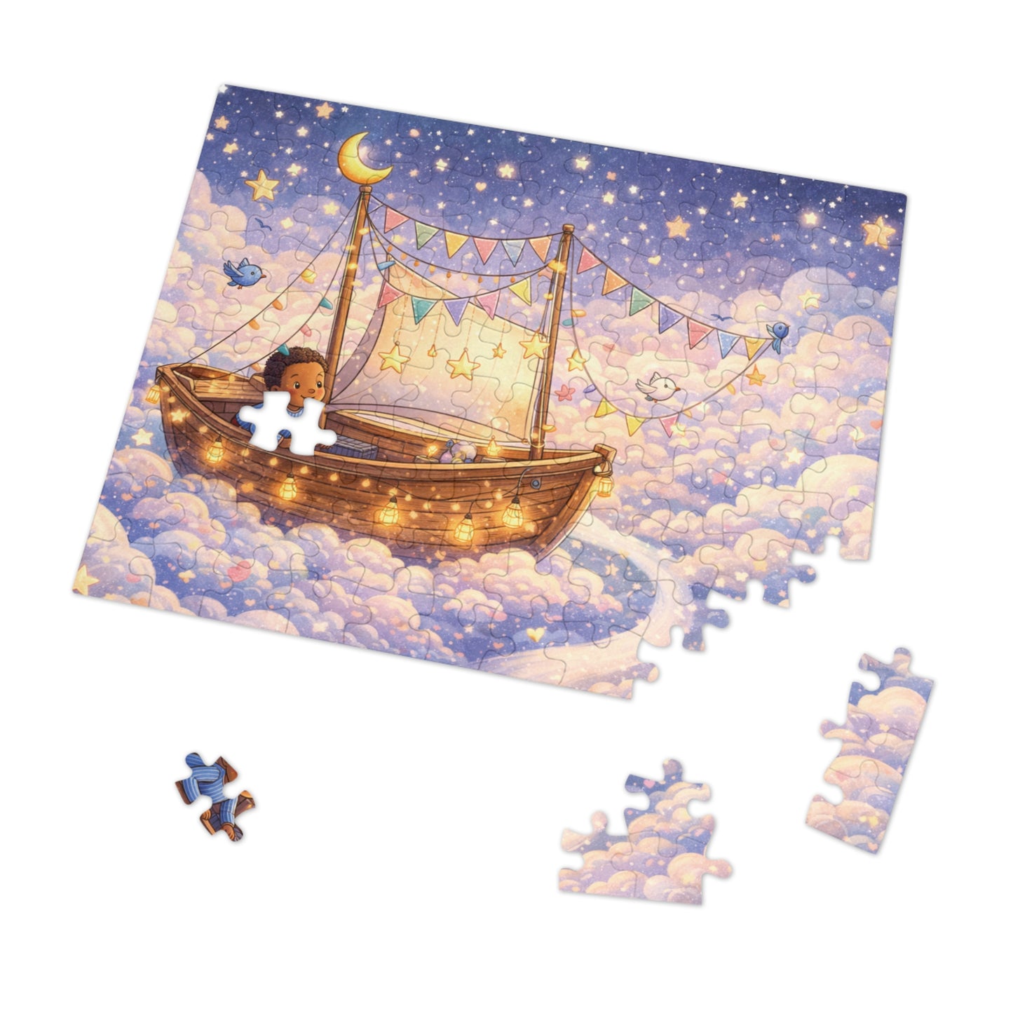 Sky Boat Adventure Kids Puzzle