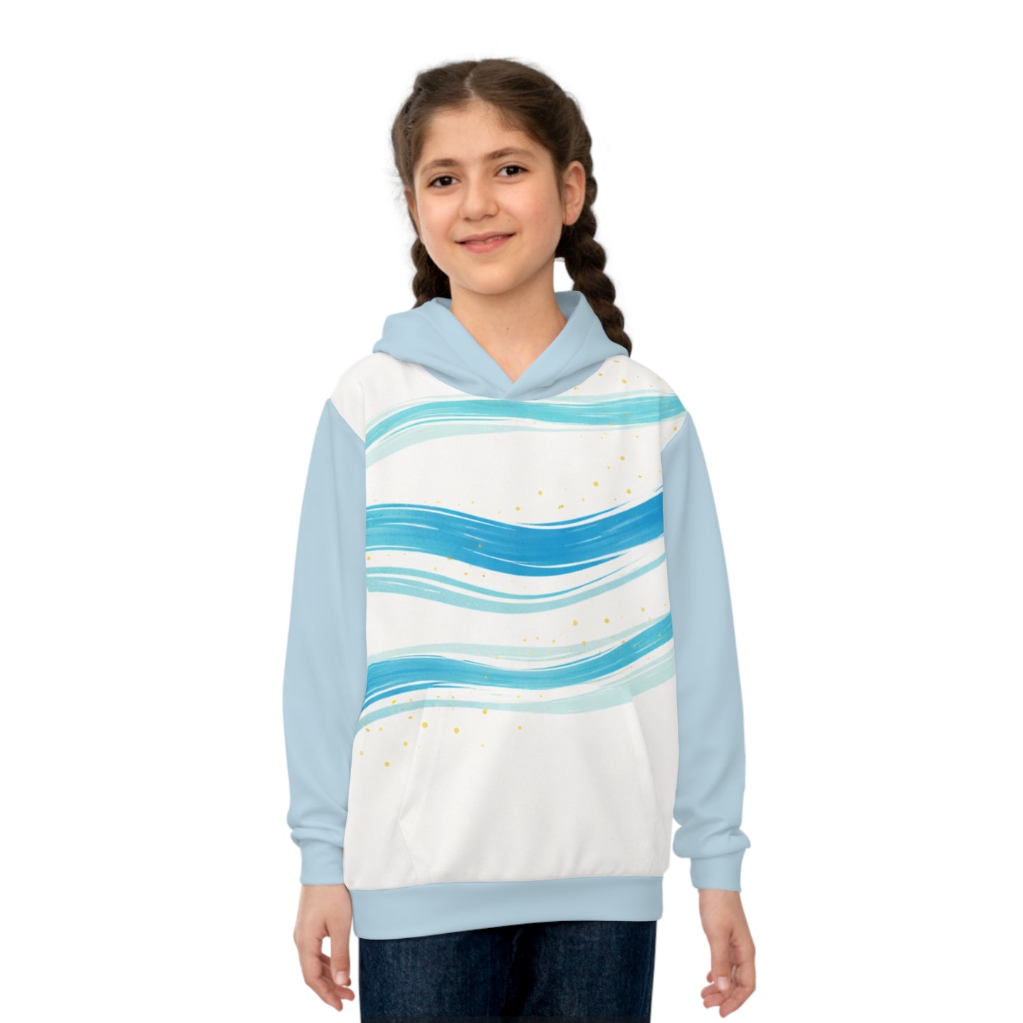 Bloomline Youth Hoodie (Unisex) | Golden Unfurling