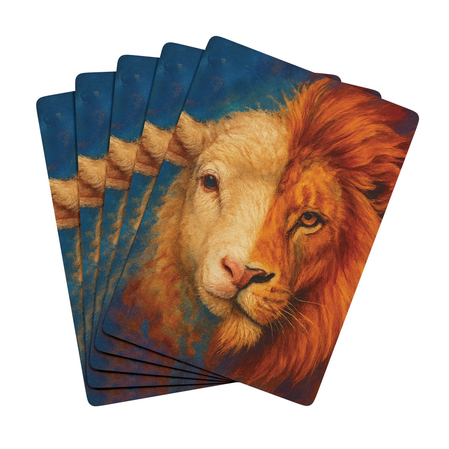 The Lion & The Lamb Playing Cards