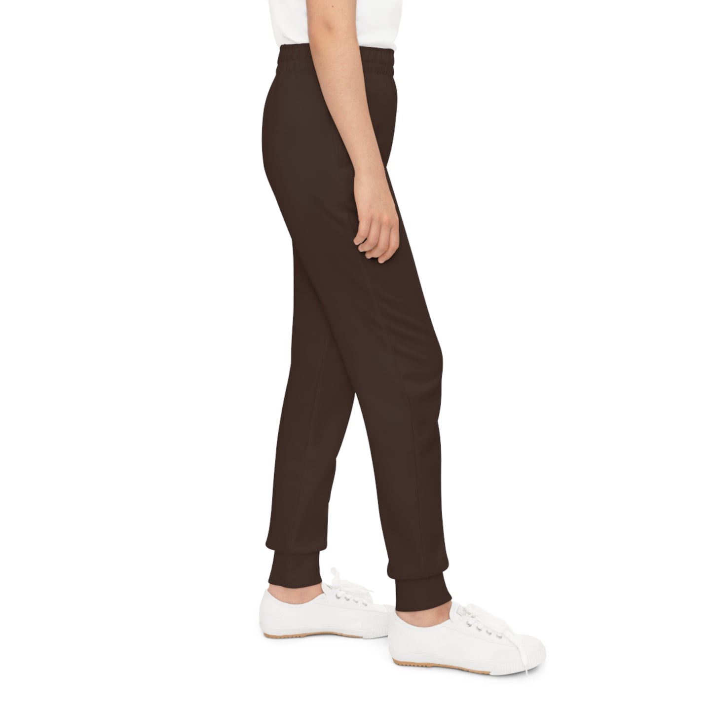 Dark Cocoa Brown Kids Joggers | Golden Unfurling Essentials