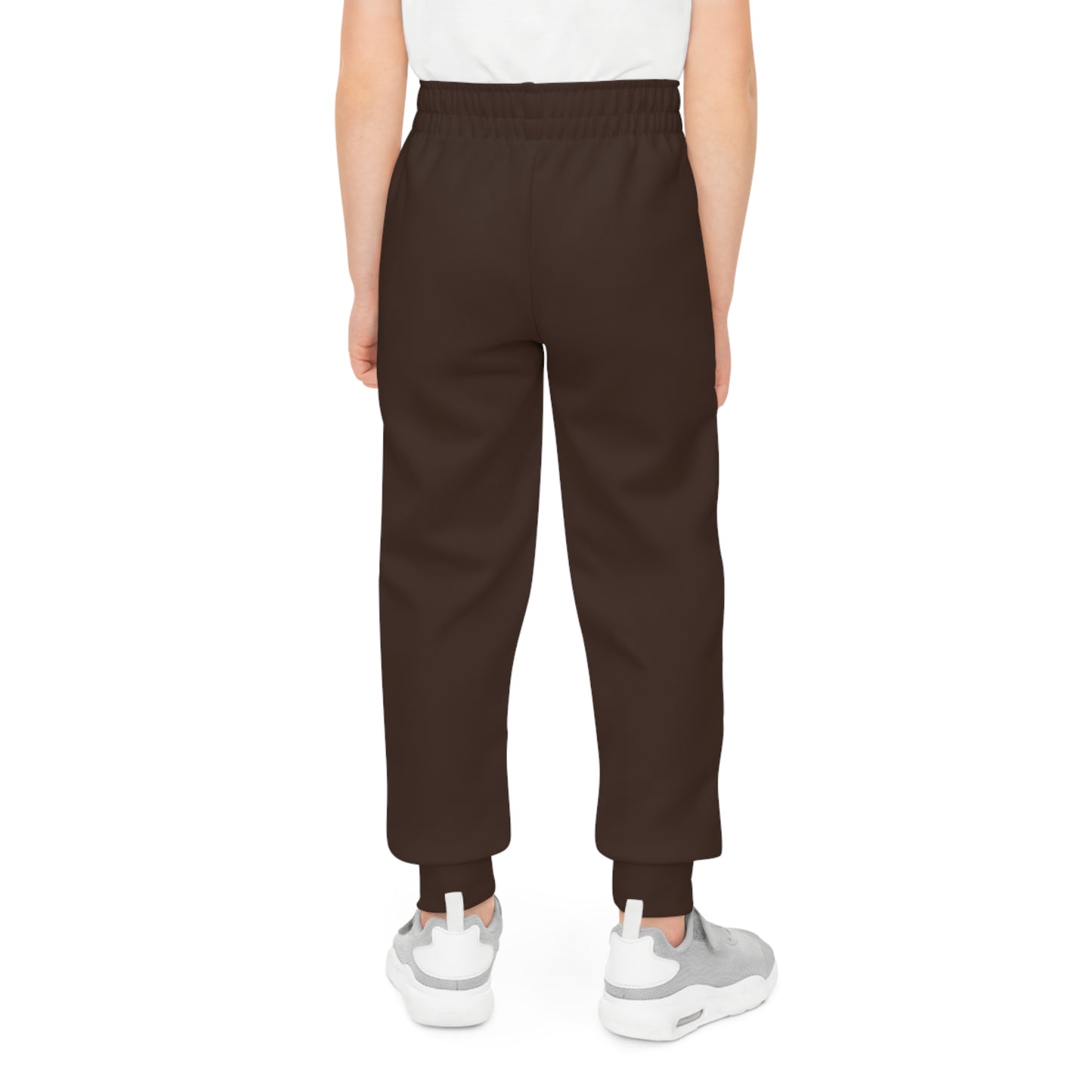 Dark Cocoa Brown Kids Joggers | Golden Unfurling Essentials