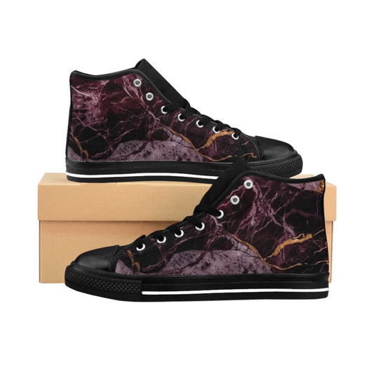 Crushed & Crowned High-Top Sneakers – Rise, Stand, Conquer
