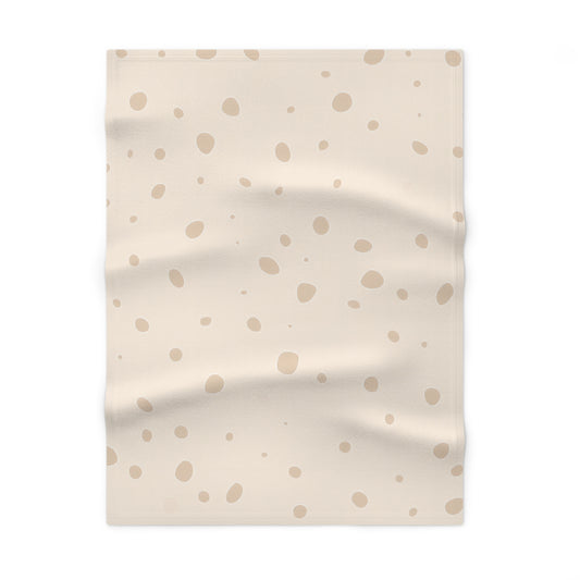 Sandstone Sprinkles Plush Baby Blanket
