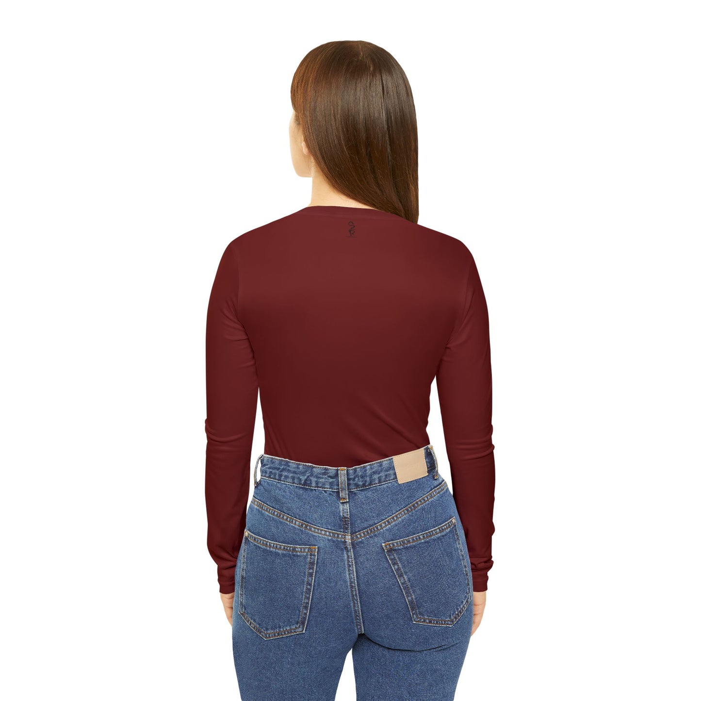 Faithful Layers: Women’s Luxe V-Neck – Oxblood