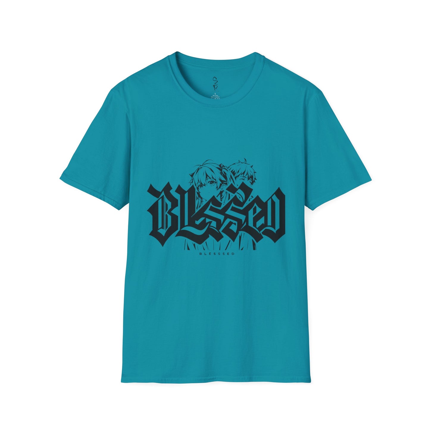Blessed Graffiti Tee – Covered in Grace, Clothed in Boldness