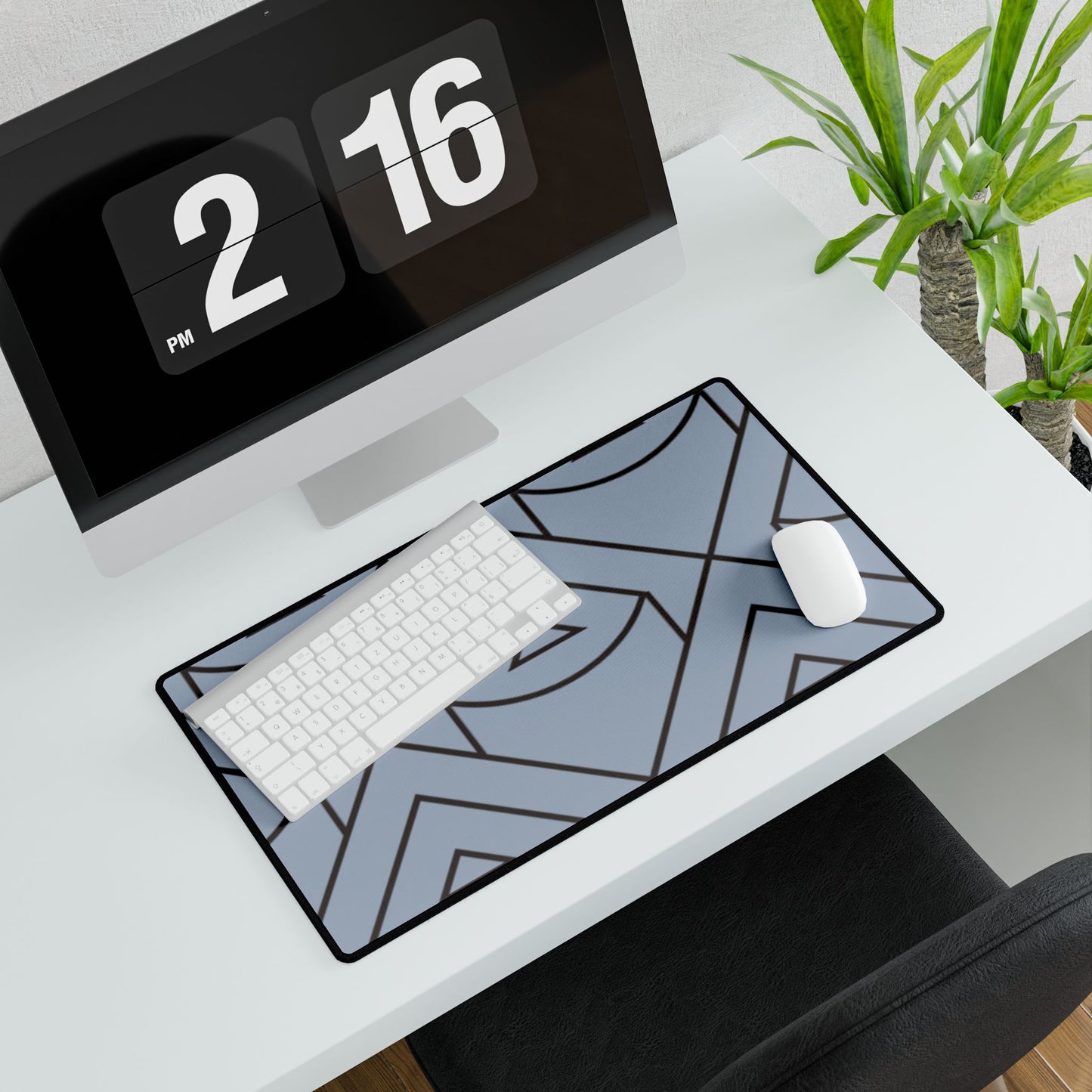 Celestial Ground Desk Mat — Modern Large Mousepad Desk Pad