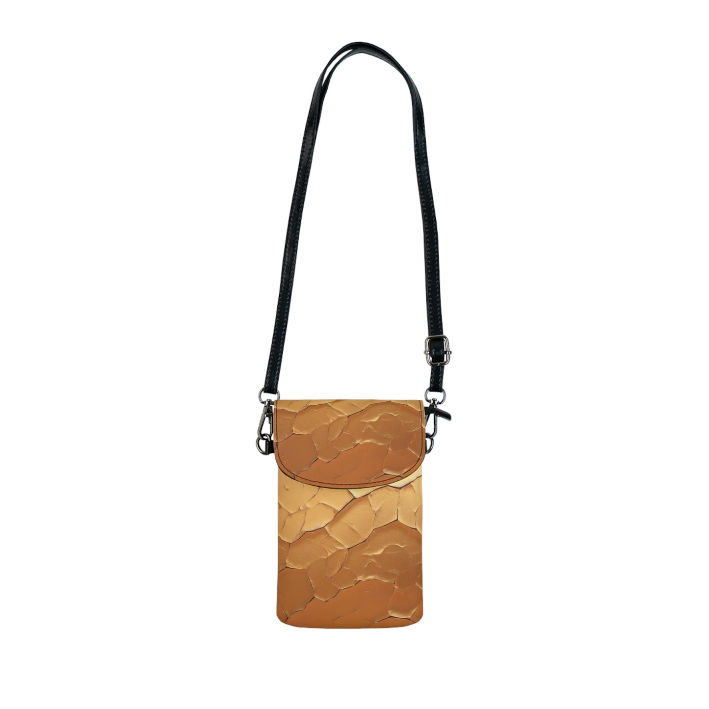 “Healed & Held” Crossbody Phone Purse – Cracked Gold Edition