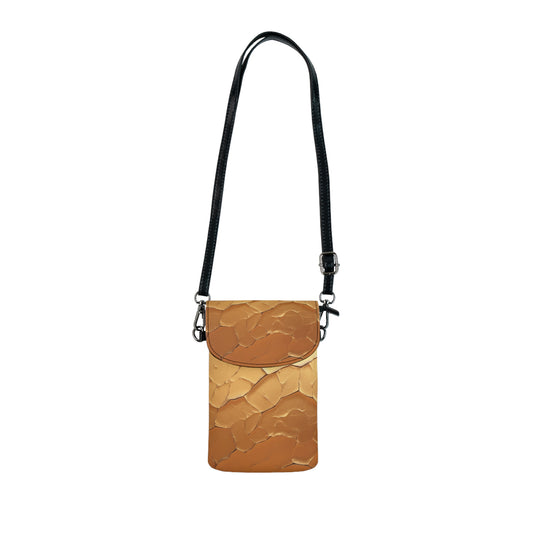 “Healed & Held” Crossbody Phone Purse – Cracked Gold Edition