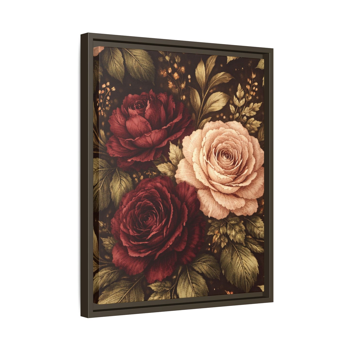 Abundance Tapestry Luxe Floral Framed Canvas