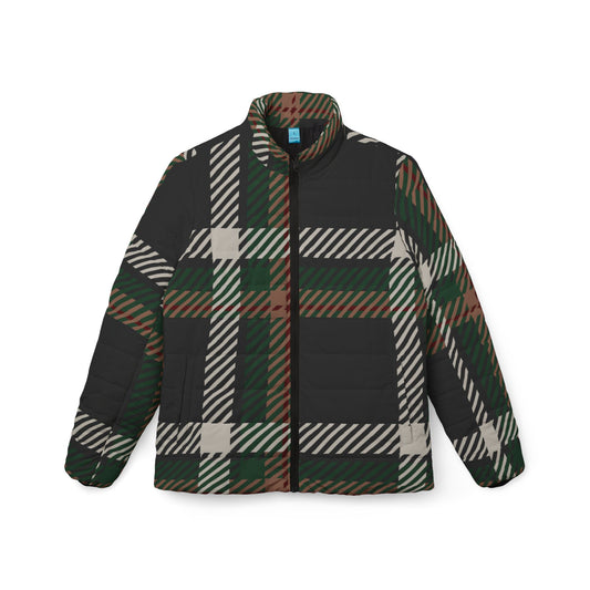 Faithbound Puffer – Women’s Longline | Faithful Tartan Edition
