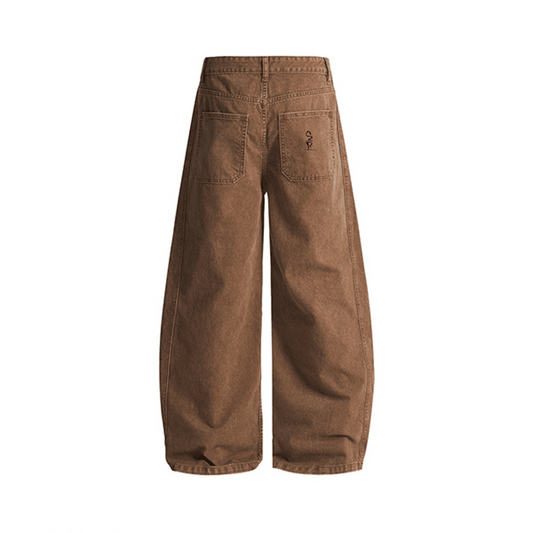 Rooted Moves: Wide-Leg Unisex Denim