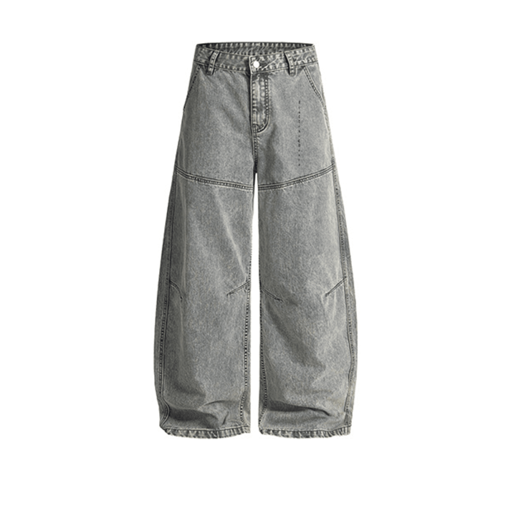 Rooted Moves: Wide-Leg Unisex Denim