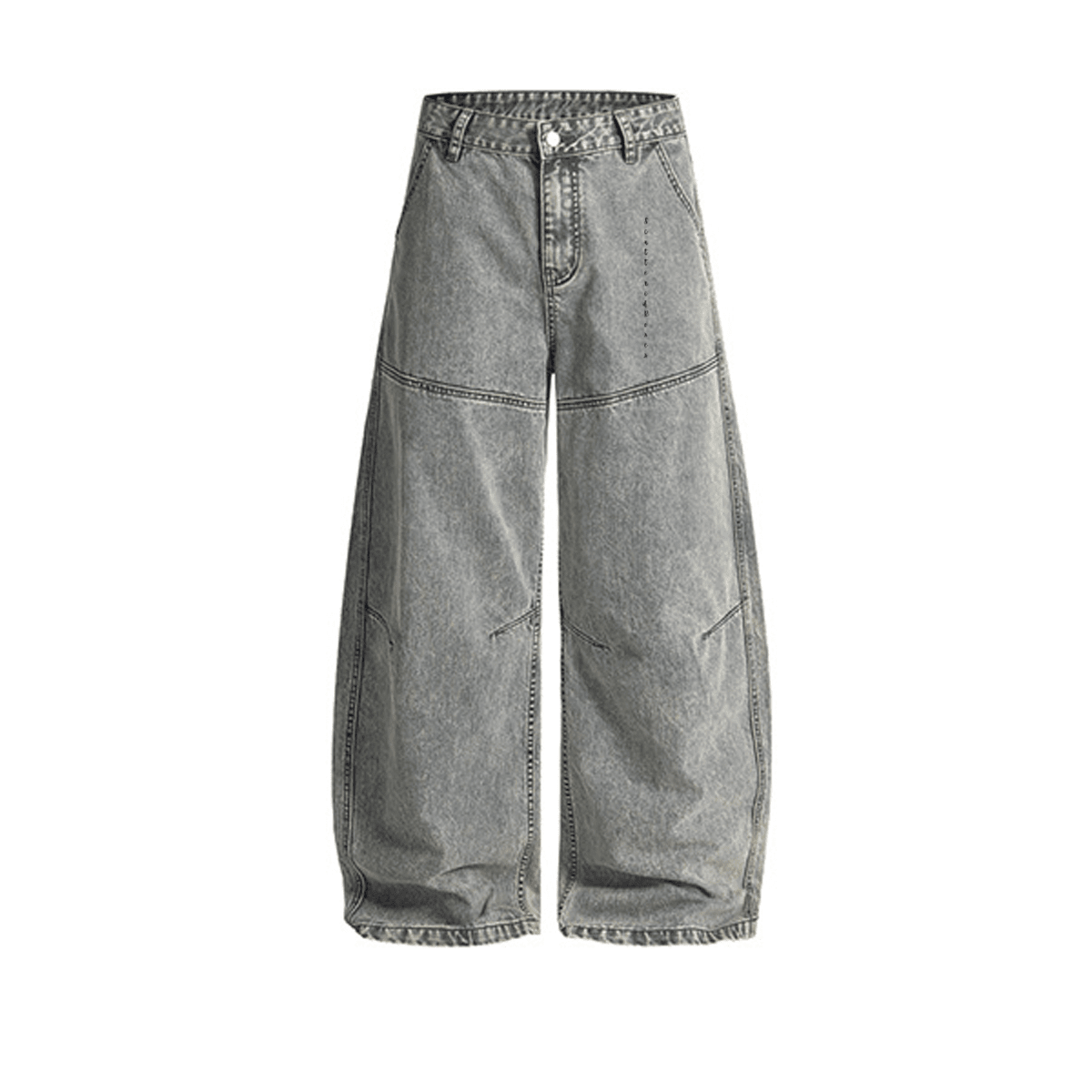 Rooted Moves: Wide-Leg Unisex Denim