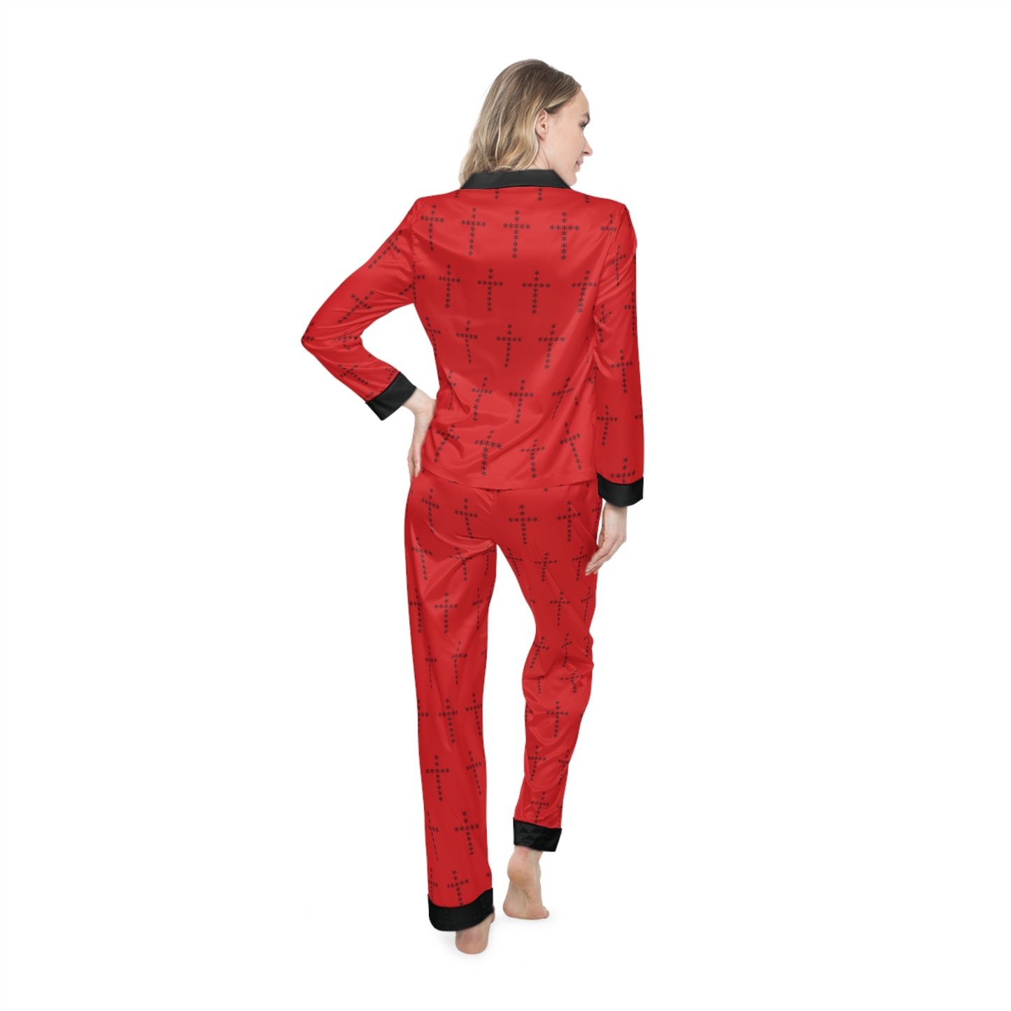 Covered in Crimson – Women’s Pajama Set