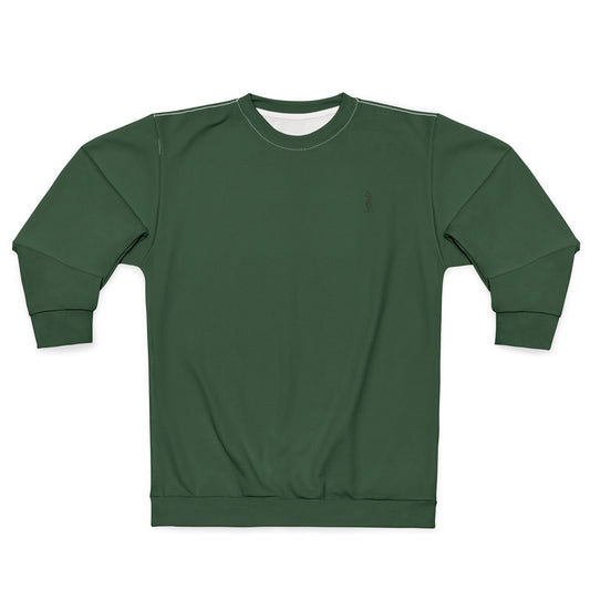 Faithful Tartan Solid Sweatshirt – Forest Green | Whispers of Winter Collection