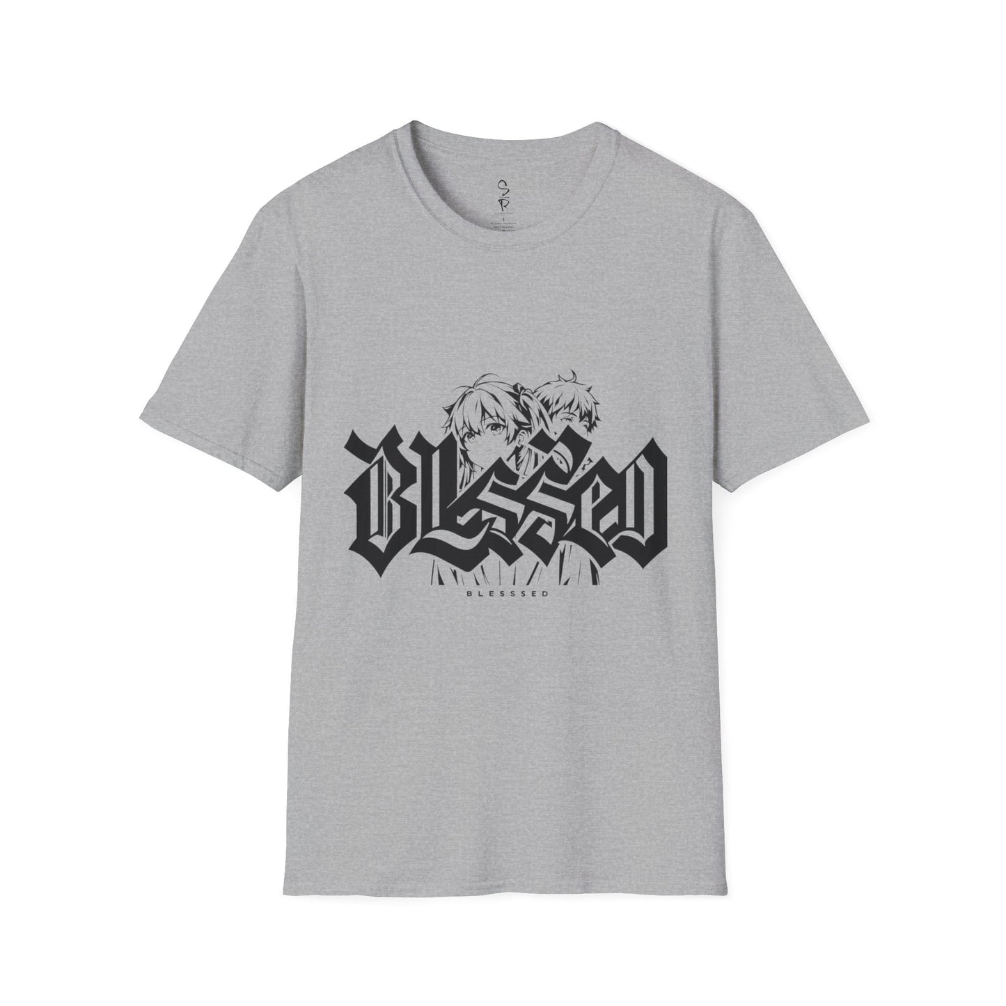Blessed Graffiti Tee – Covered in Grace, Clothed in Boldness