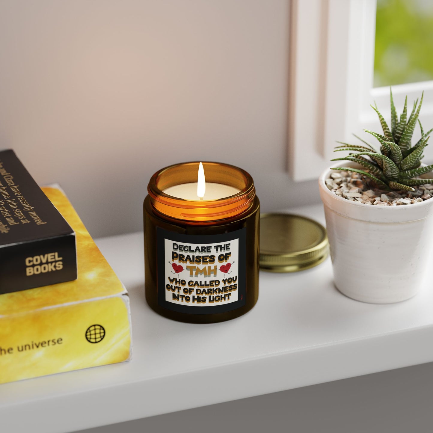 Into His Light – Scripture-Inspired Scented Candle