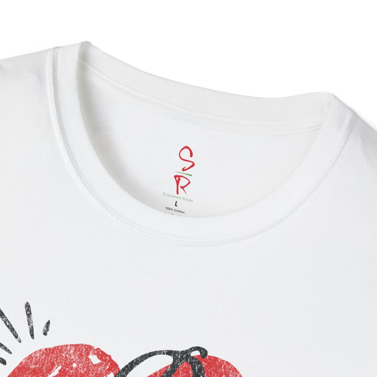 Be a Peacemaker Unisex Graphic Tee— Red Heart Retro Design