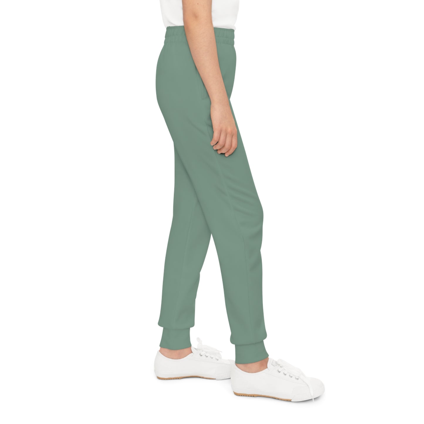 Shale Green Kids Joggers | Golden Unfurling Essentials
