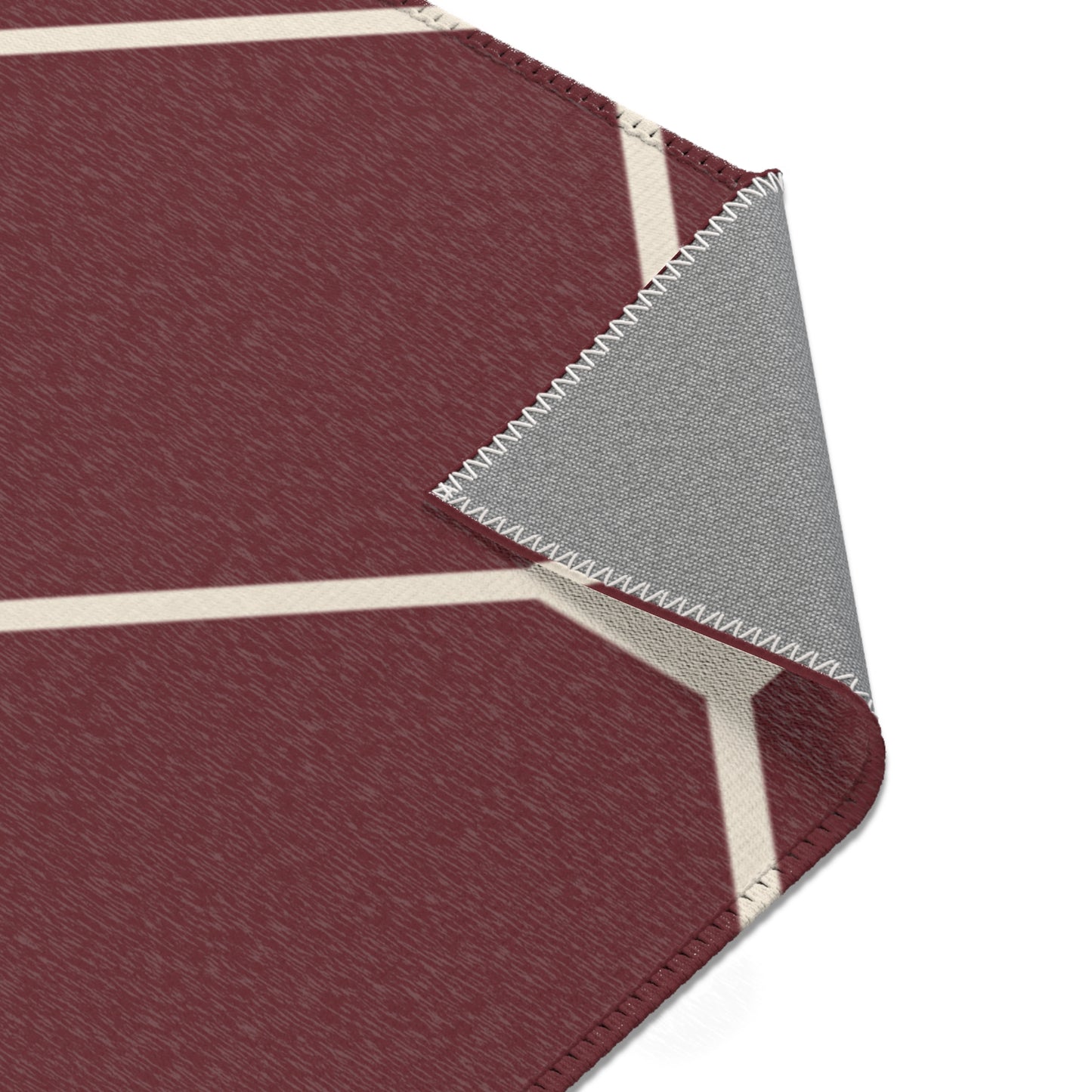 Covered in Wine Geometric Rug