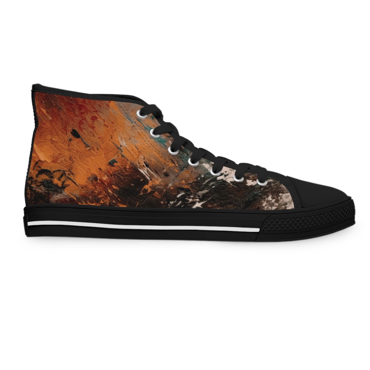 Fiery Grace High-Top Sneakers