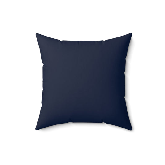 Midnight Luxe: Deep Navy Throw Pillow