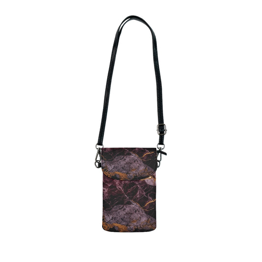 “Crushed & Crowned” Crossbody Phone Purse – Royal Vein Edition