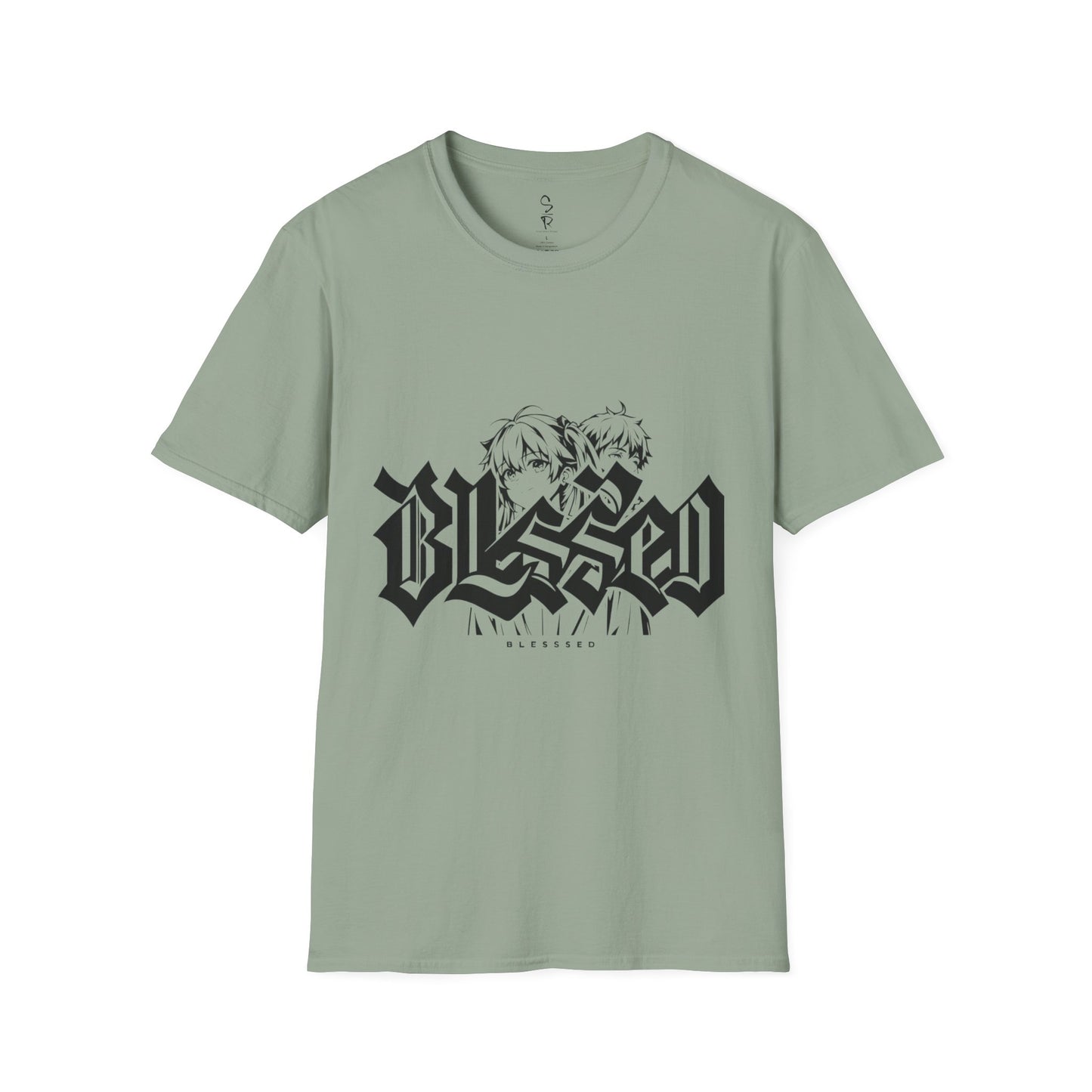 Blessed Graffiti Tee – Covered in Grace, Clothed in Boldness