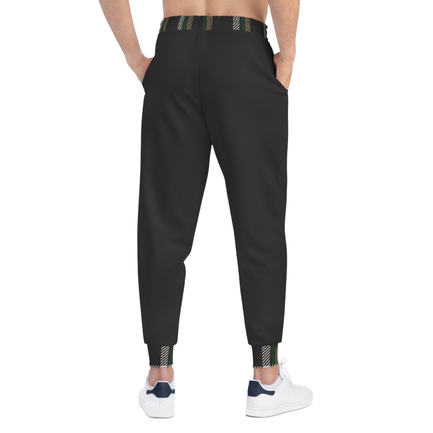 Faithful Tartan Joggers – Charcoal Black