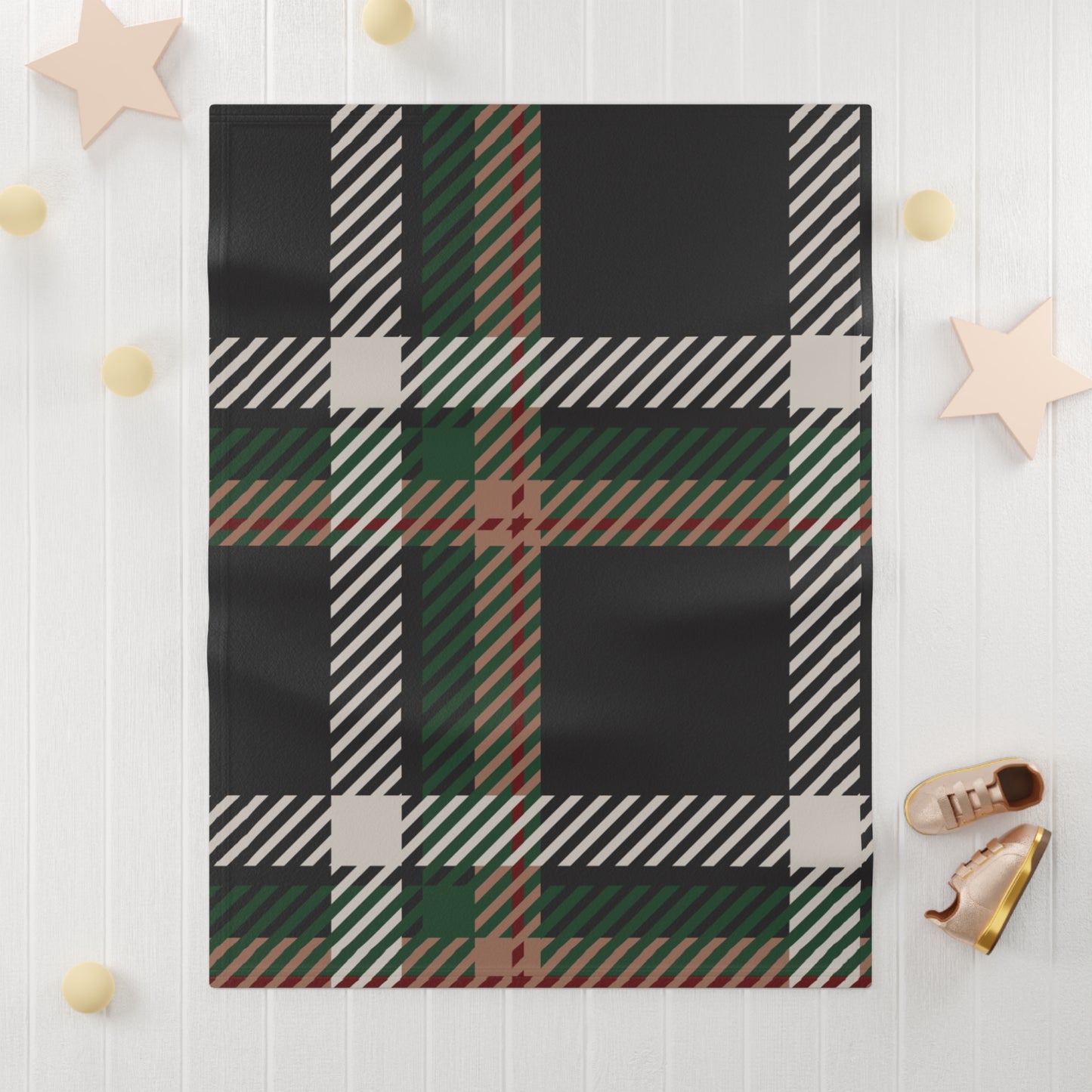 Faithful Tartan Baby Blanket – Built for Blessing