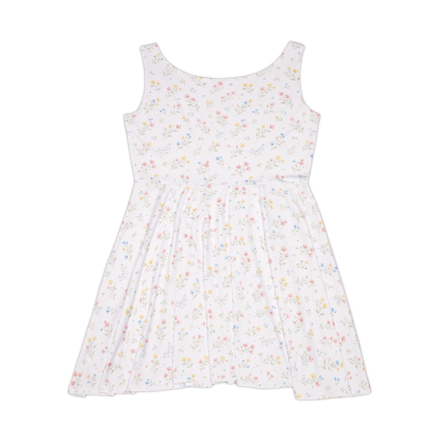 Bud Scatter Sleeveless Skater Dress