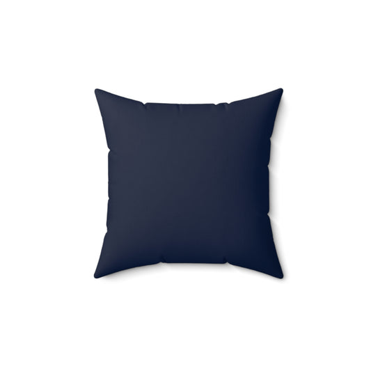 Midnight Luxe: Deep Navy Throw Pillow