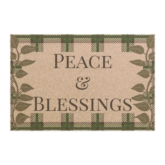 Shadow Glen “Peace & Blessings” Doormat