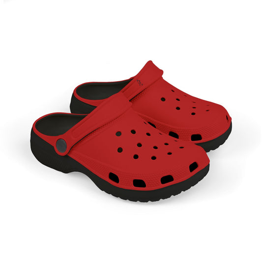 Fearless Fire Kids’ Foam Clogs – Bold Red