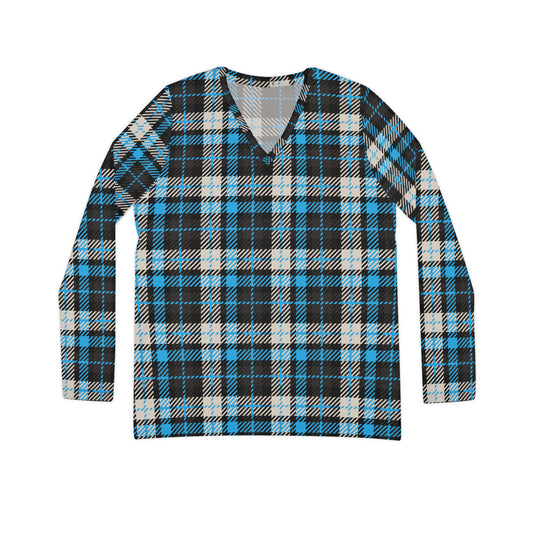 Silent Crossing Women’s V-Neck Long Sleeve – Grace in the Shadows