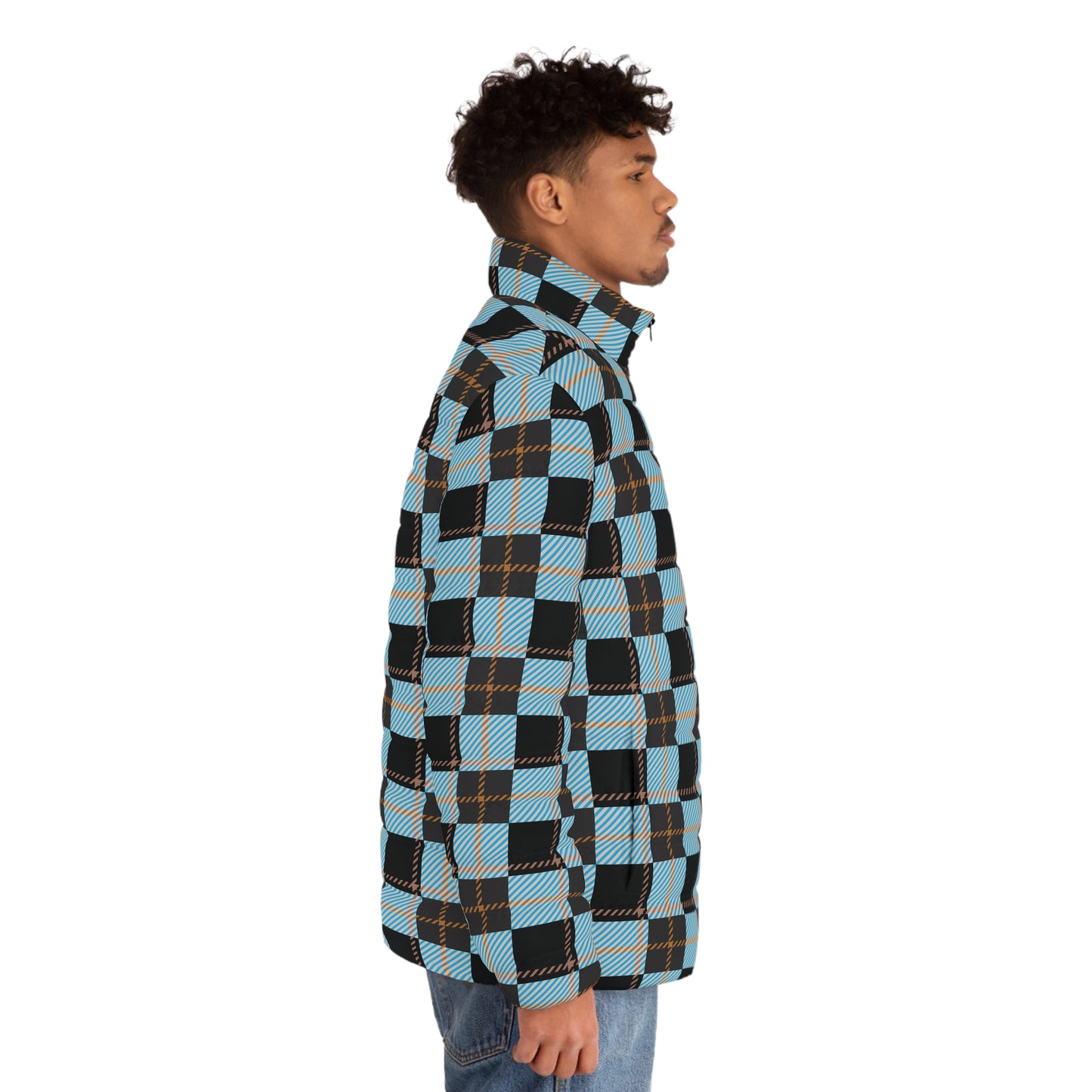 Frozen Ember Men’s Puffer Jacket – Whispers of Winter FW25