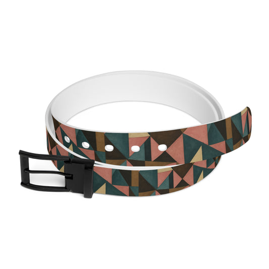 Pieces in Place Belt – Bold Geometry, Unshaken Purpose