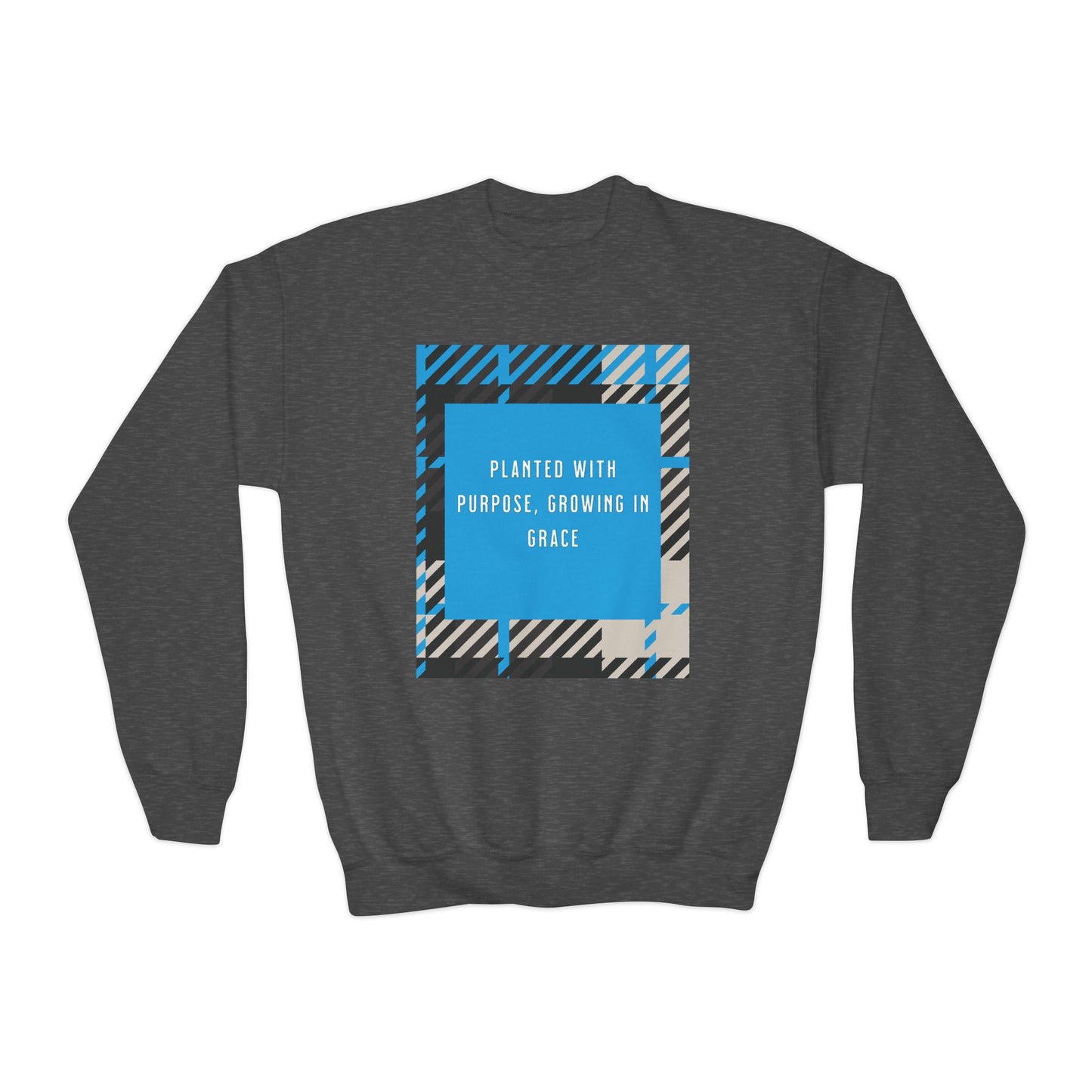 “Planted with Purpose, Growing in Grace” Luxe Unisex Sweatshirt