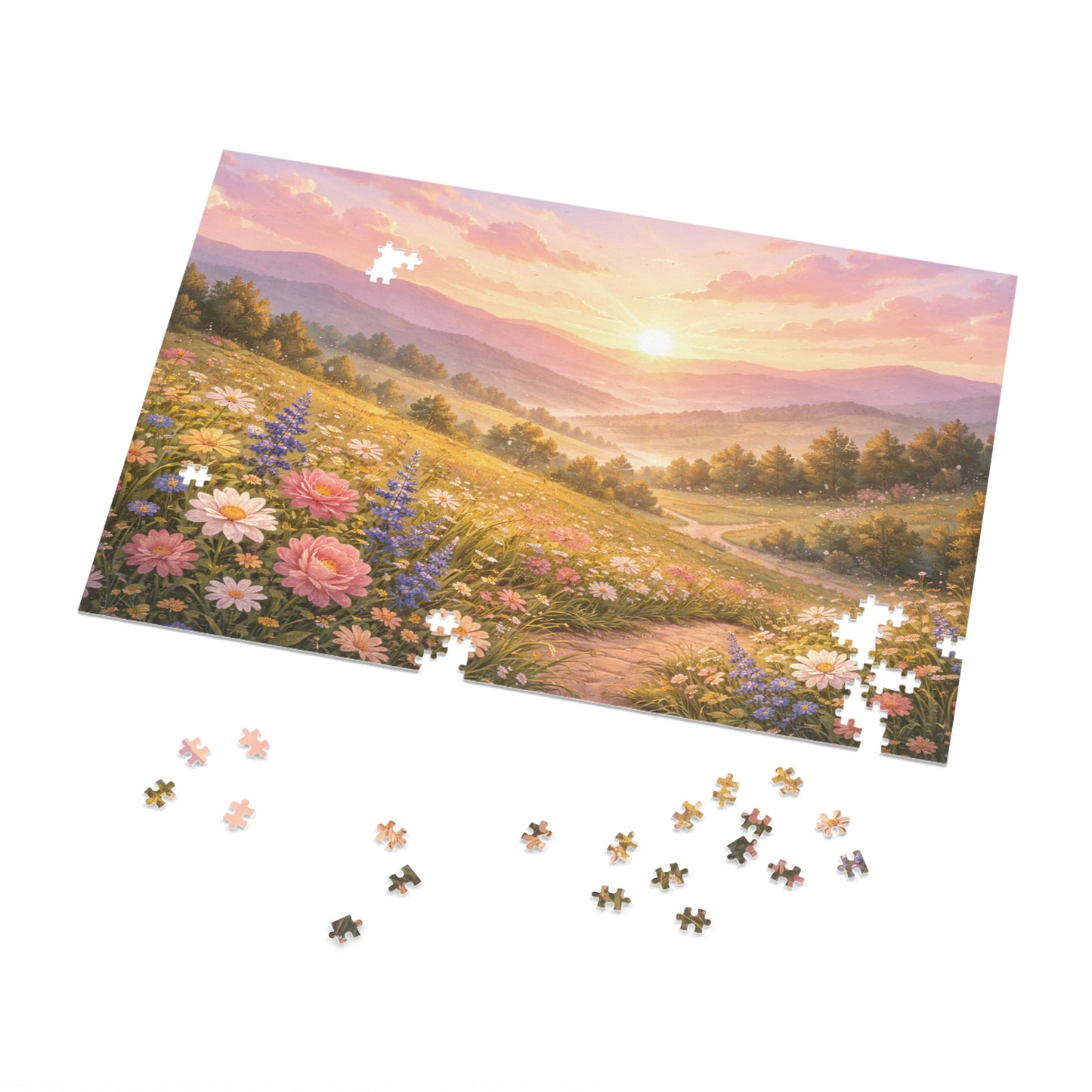 Dawn Over the Hills Puzzle