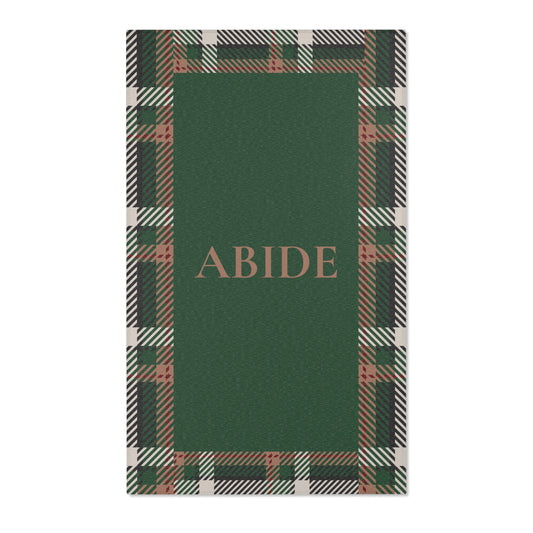 Abide Rug – Evergreen & Plaid