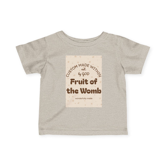 Fruit of the Womb Baby Tee – Sandstone Sprinkle