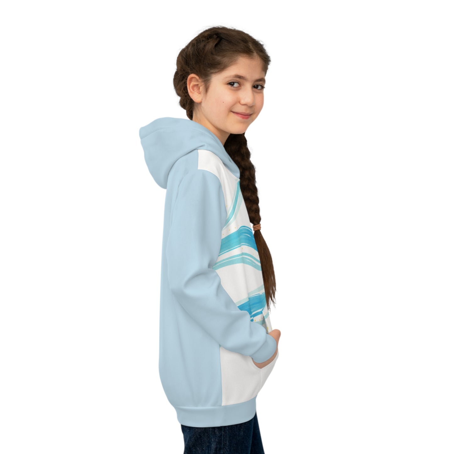 Bloomline Youth Hoodie (Unisex) | Golden Unfurling