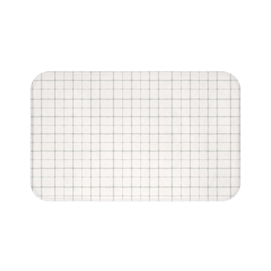 Sprout Grid Bath Mat