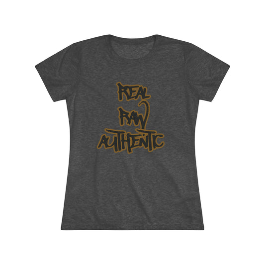 Real • Raw • Authentic Tee – Women’s Faith Streetwear