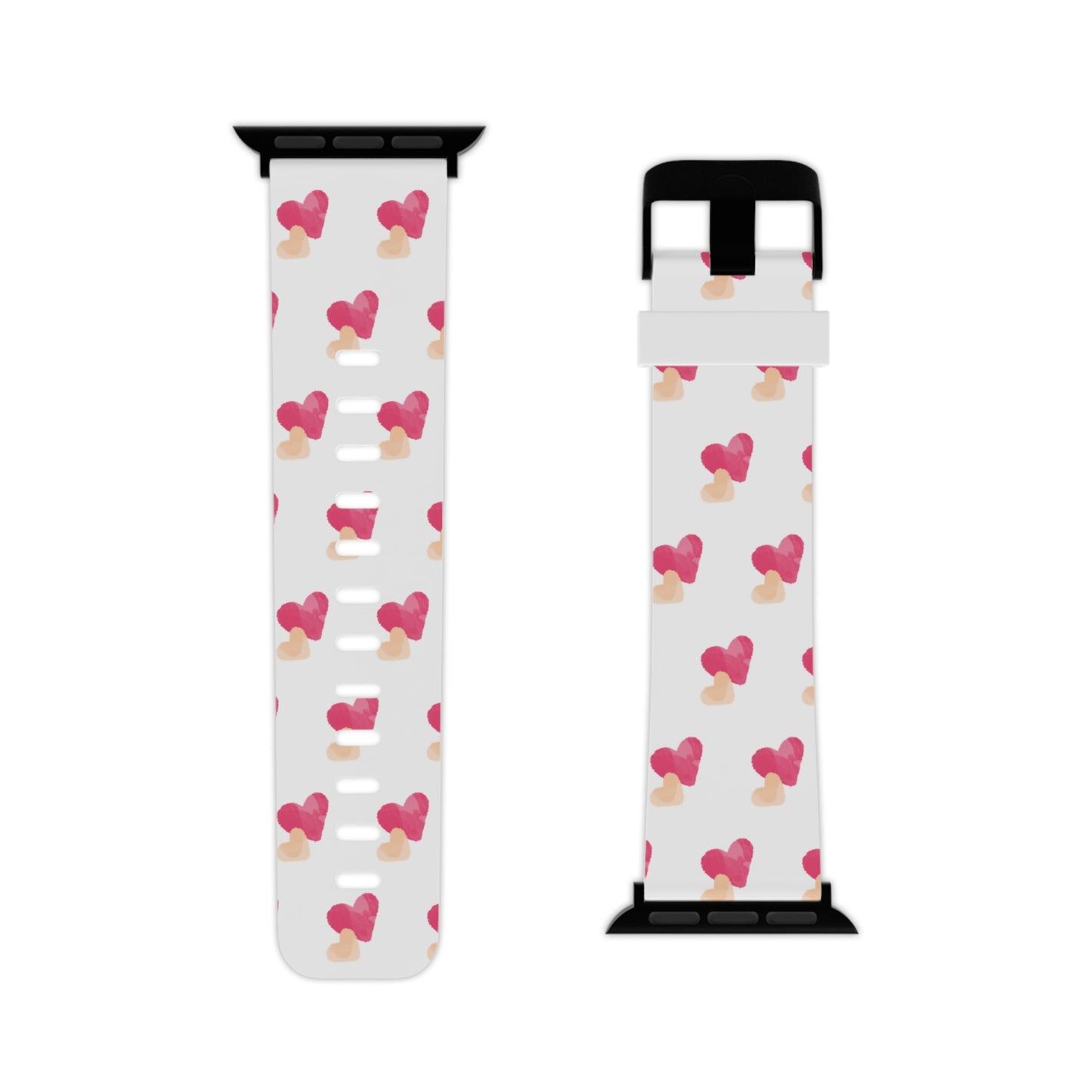 Hearts in Motion – Blush Smartwatch Band for Apple Watch