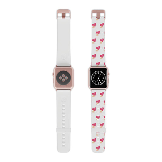 Hearts in Motion – Blush Smartwatch Band for Apple Watch