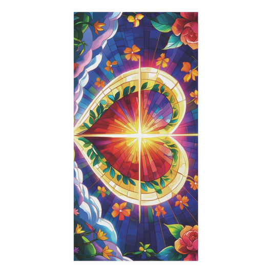 Radiant Grace – Sacred Heart Bath Towel