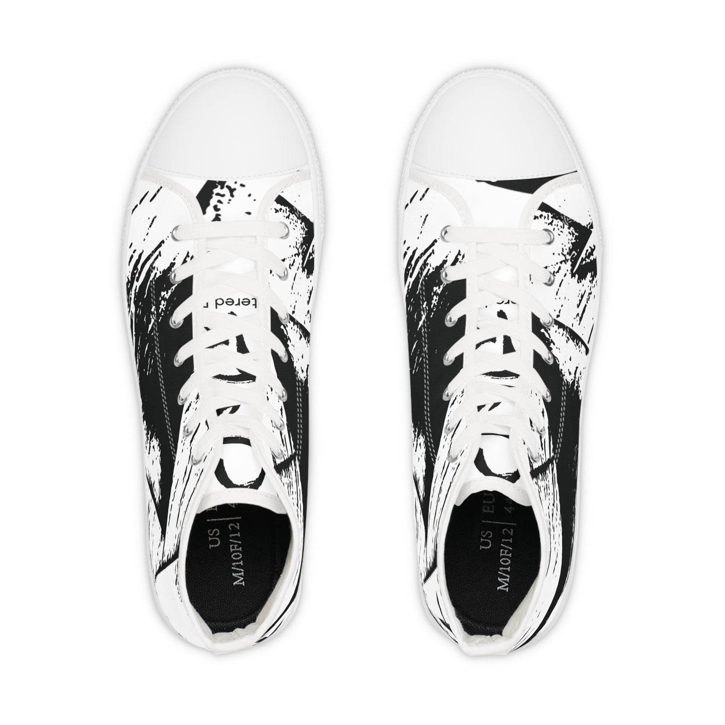 Bold Foundations – Men’s High-Top Sneakers, Unique Sneakers for Men, Trendy Footwear, Casual Sneakers, Graphic Sneakers, Perfect Gift for Him