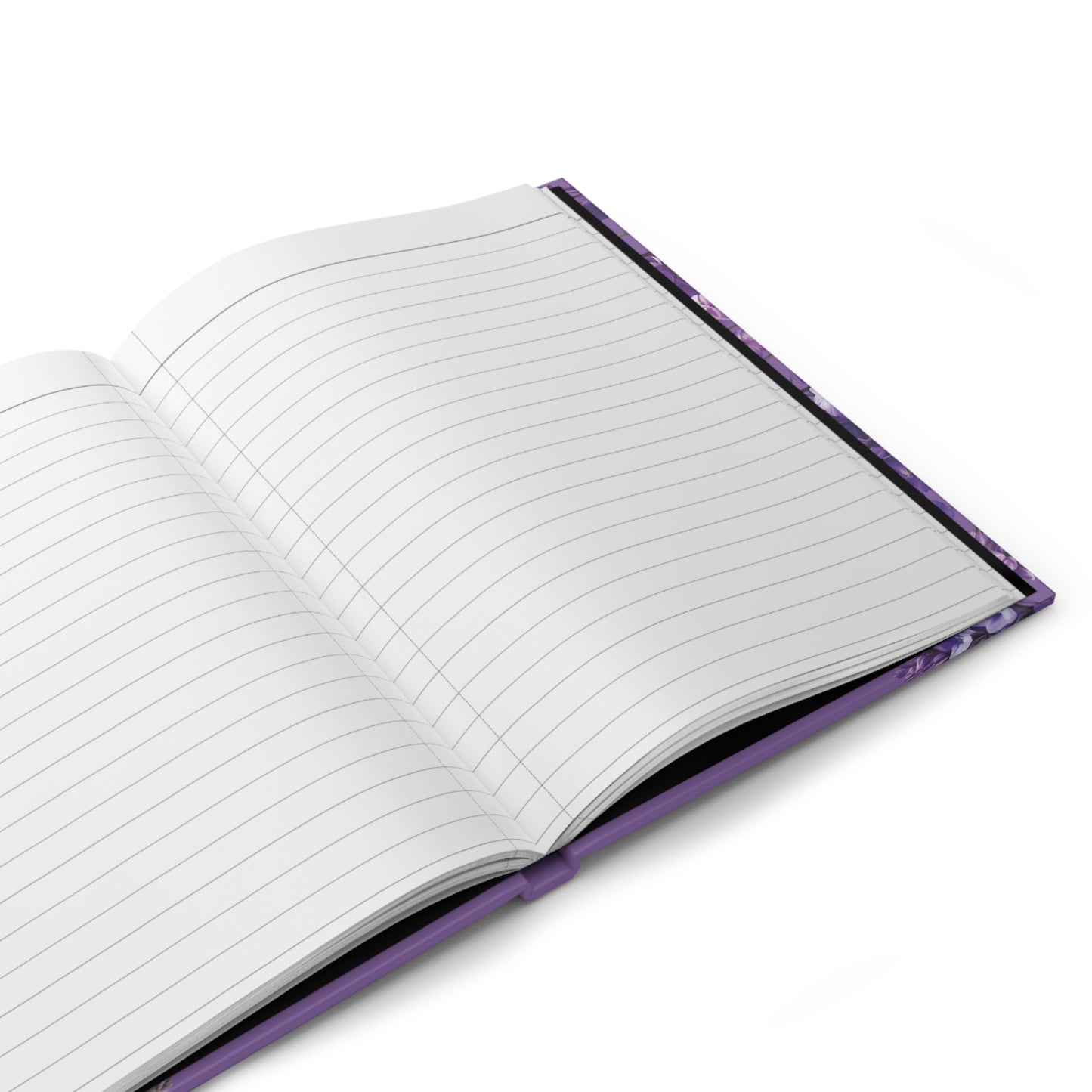 Faith Hope Love – Purple Floral Hardcover Journal